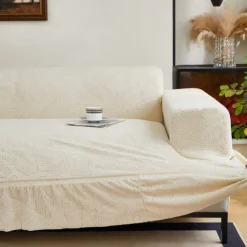 Elastic Jacquard Fabric Style of Skirt Sofa Cover Stretch Couch Cover Sectional L Shape Sofa Slipcover Corner Case for Living Room 1/2/3/4 Seat