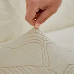 Elastic Jacquard Fabric Style of Skirt Sofa Cover Stretch Couch Cover Sectional L Shape Sofa Slipcover Corner Case for Living Room 1/2/3/4 Seat