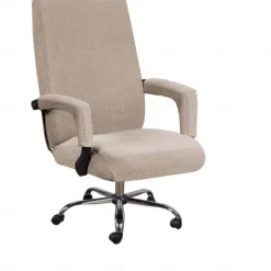 Elastic Office Chair Cover Computer Chair Cover Modern and Simple Fleece Cover Computer Chair Cover Armrest Seat Cover