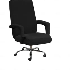 Elastic Office Chair Cover Computer Chair Cover Modern and Simple Fleece Cover Computer Chair Cover Armrest Seat Cover