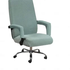 Elastic Office Chair Cover Computer Chair Cover Modern and Simple Fleece Cover Computer Chair Cover Armrest Seat Cover