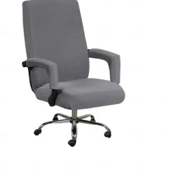 Elastic Office Chair Cover Computer Chair Cover Modern and Simple Fleece Cover Computer Chair Cover Armrest Seat Cover