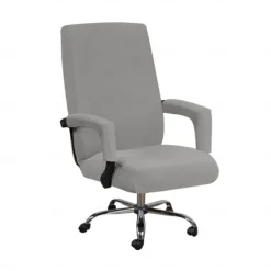 Elastic Office Chair Cover Computer Chair Cover Modern and Simple Fleece Cover Computer Chair Cover Armrest Seat Cover