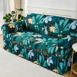 Elastic Sofa Cover Full Cover Nordic Style Sofa Cover Non-slip Fabric Skirt Sofa Cover