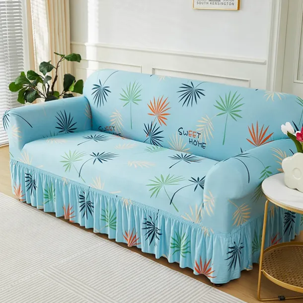 Elastic Sofa Cover Full Cover Nordic Style Sofa Cover Non-slip Fabric Skirt Sofa Cover