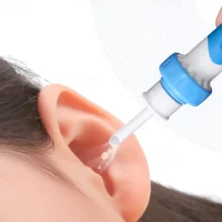 Electric Ear Suction Device,Portable Comfortable Efficient Automatic Electric Vacuum Soft Ear Pick Ear Cleaner Easy Earwax Remover Soft Prevent Ear-Pick Clean Tools Set for Adults Kids