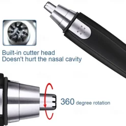 Electric Nose Hair Trimmer Implement Shaver Clipper Men Women Ear Neck Eyebrow Trimmer Shaver Man Clean Trimer Razor Remover Kit