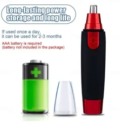 Electric Nose Hair Trimmer Implement Shaver Clipper Men Women Ear Neck Eyebrow Trimmer Shaver Man Clean Trimer Razor Remover Kit