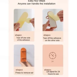 Electric Toothbrush Holder Wrought Iron Wall Hanging Punch Free Easy To Disassemble And Wash Strong Carrying Capacity Holders