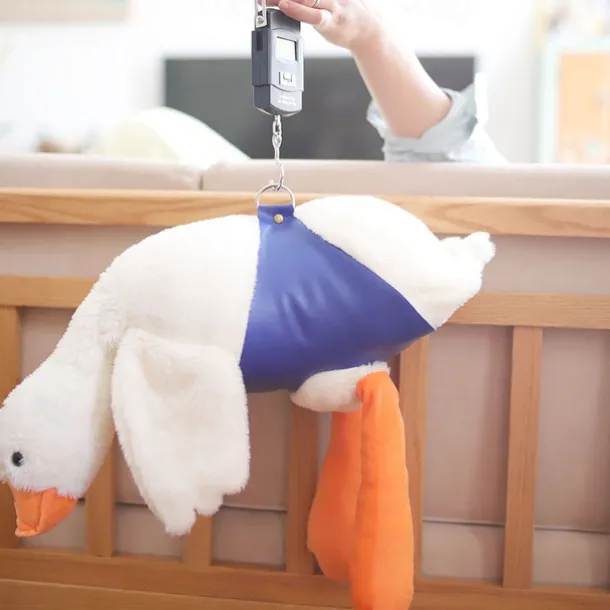 Electronic Weighing Poultry Scale, Chicken Weighing Bag, Holder Sling with Weight Scale, Sling for Weighing and Lifting Small Animals, Hangable Chicken and Duck Scale Weight Scale Sling