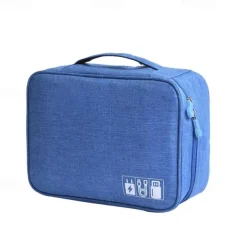 Electronics Organizer, Travel Universal Cable Organizer Bag, Waterproof Electronics Accessories Storage Cases,Charger, Phone, USB, SD Card, Hard Drives, Power Bank, Cords 9.45*7.09*3.94Inch