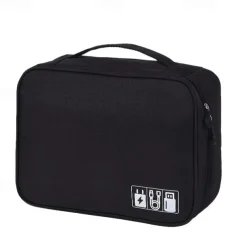 Electronics Organizer, Travel Universal Cable Organizer Bag, Waterproof Electronics Accessories Storage Cases,Charger, Phone, USB, SD Card, Hard Drives, Power Bank, Cords 9.45*7.09*3.94Inch