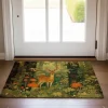 Elk Animal Doormat Floor Mats Washable Rugs Kitchen Mat Non-Slip Oil Proof Rug Indoor Outdoor Mat Bedroom Decor Bathroom Mat Entrance Rug