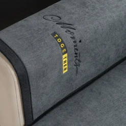 Embroidery Chenille Anti-Slip Sofa Seat Cushion Cover Slipcovers Solid Color