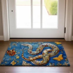 Enamel Snake Doormat Kitchen Mat Floor Mat Non-Slip Area Rug Oil Proof Rug Indoor Outdoor Mat Bedroom Decor Bathroom Mat Entrance Rug