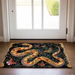 Enamel Snake Doormat Kitchen Mat Floor Mat Non-Slip Area Rug Oil Proof Rug Indoor Outdoor Mat Bedroom Decor Bathroom Mat Entrance Rug