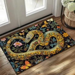 Enamel Snake Doormat Kitchen Mat Floor Mat Non-Slip Area Rug Oil Proof Rug Indoor Outdoor Mat Bedroom Decor Bathroom Mat Entrance Rug