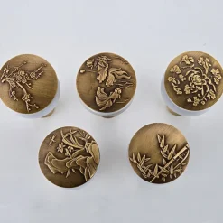 Engraved Antique Brass Pop Up Bathroom Sink Drain Strainer Stopper no Overflow Hole Kitchen Basin Sink Bottle Trap Drainer