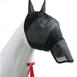 Equestrian Supplies Fly Proof Face Mask High Elasticity Detachable Horse Flying Face Mask Breathable Fly Proof Face Mask