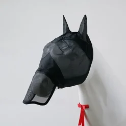Equestrian Supplies Fly Proof Face Mask High Elasticity Detachable Horse Flying Face Mask Breathable Fly Proof Face Mask