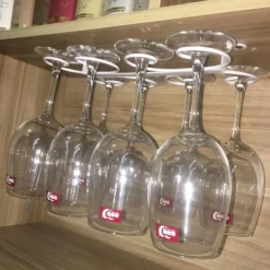 European-style Wine Glass Holder Wine Cabinet Tall Glass Holder Creative Upside Down Hanging Glass Holder Hanging Glass Holder Household Wine Glass Holder