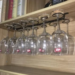 European-style Wine Glass Holder Wine Cabinet Tall Glass Holder Creative Upside Down Hanging Glass Holder Hanging Glass Holder Household Wine Glass Holder