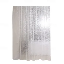 EVA Clear Shower Curtain Liner, Water Repellent Shower Curtain for Bathroom Shower Stall, Water Cube, 72x72 Inches