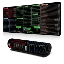 Excel Cheat Sheet Desk Mat, XL Mouse Pad with Shortcuts, 31.5