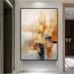 Extra Large abstract painting hand painted Beige white red textured painting Colors abstract wall art painting handmade modern abstract canvaslarge acrylic canvas art painting