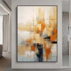 Extra Large abstract painting hand painted Beige white red textured painting Colors abstract wall art painting handmade modern abstract canvaslarge acrylic canvas art painting