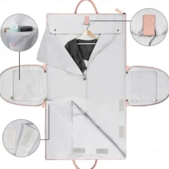 Extra Large Capacity Foldable Travel Bag - Multifunctional Organizer, PU Carry-On Luggage with Spacious Storage