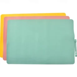 Extra Large Silicone Pastry Mat - 3mm Thick Non-Stick Dough Rolling Mat with Measurements, Perfect for Baking, Kneading, Rolling Dough, and Crafting, Easy to Clean and Durable Kitchen Tool, 65x40 cm