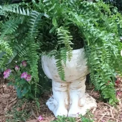 Face Planters, Muggle Head Planter Face Flower Pot Resin Garden Sculpture For Indoor Outdoor Plants, Unique Garden Pot Patio Decor