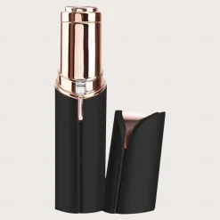 Facial Hair Removal For Women Painless Hair Remover, Waterproof Shaver Razor Hair Remover With LED Light For Face Bikini Peach Fuzz Upper Mustache Lip Chin (Matte Black)