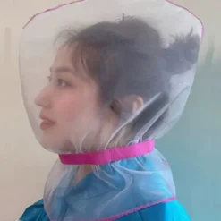 Facial mosquito net sleeping specific head mosquito mask encrypted breathable mesh face protection beauty and mosquito saving