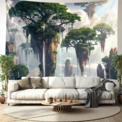 Fantasy Tree of Life Hanging Tapestry Wall Art Large Tapestry Mural Decor Photograph Backdrop Blanket Curtain Home Bedroom Living Room Decoration