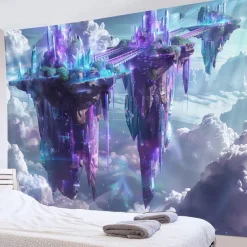 Fantasy Tree of Life Hanging Tapestry Wall Art Large Tapestry Mural Decor Photograph Backdrop Blanket Curtain Home Bedroom Living Room Decoration