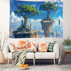 Fantasy Tree of Life Hanging Tapestry Wall Art Large Tapestry Mural Decor Photograph Backdrop Blanket Curtain Home Bedroom Living Room Decoration