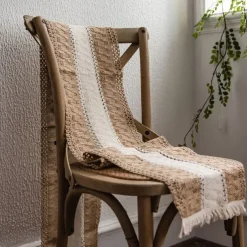 Farmhouse Table Runner Vintage Table Runner Cotton Linen Table Decorations for Dining Party Holiday