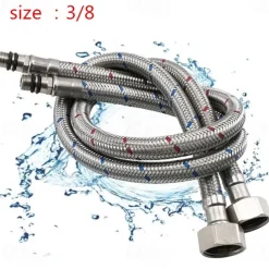 Faucet accessory - Superior Quality Water Supply Hose Antique Stainless Steel / Plastic others 3/8 water inlet for Germany Faucets