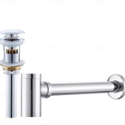 Faucet accessory - Superior Quality Pop-up Water Drain With Overflow Contemporary Copper Electroplated
