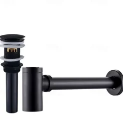 Faucet accessory - Superior Quality Pop-up Water Drain With Overflow Contemporary Copper Electroplated