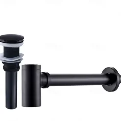 Faucet accessory - Superior Quality Pop-up Water Drain With Overflow Contemporary Copper Electroplated