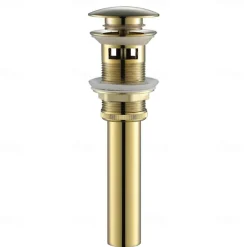 Faucet Accessory,Copper Titanium Superior Quality Pop-up Water Drain With Overflow