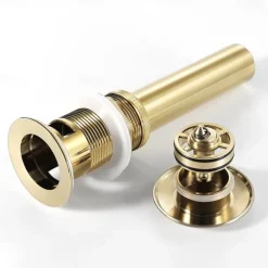 Faucet Accessory,Copper Titanium Superior Quality Pop-up Water Drain With Overflow