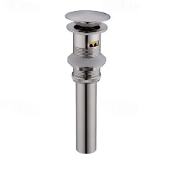Faucet Accessory,Superior Quality Pop-up Water Drain With Overflow Contemporary Brass Chrome