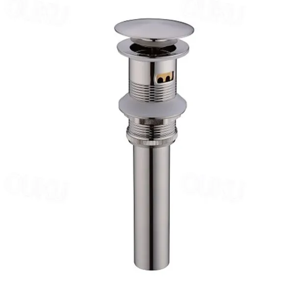 Faucet Accessory,Superior Quality Pop-up Water Drain With Overflow Contemporary Brass Chrome