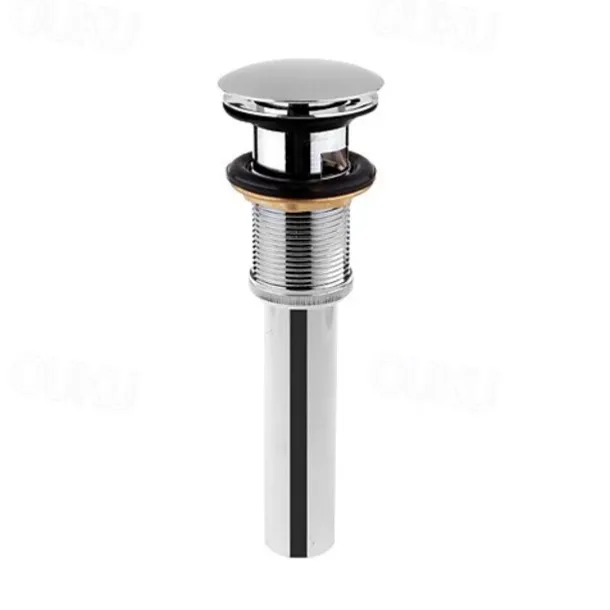 Faucet Accessory,Superior Quality Pop-up Water Drain With Overflow Contemporary Brass Chrome