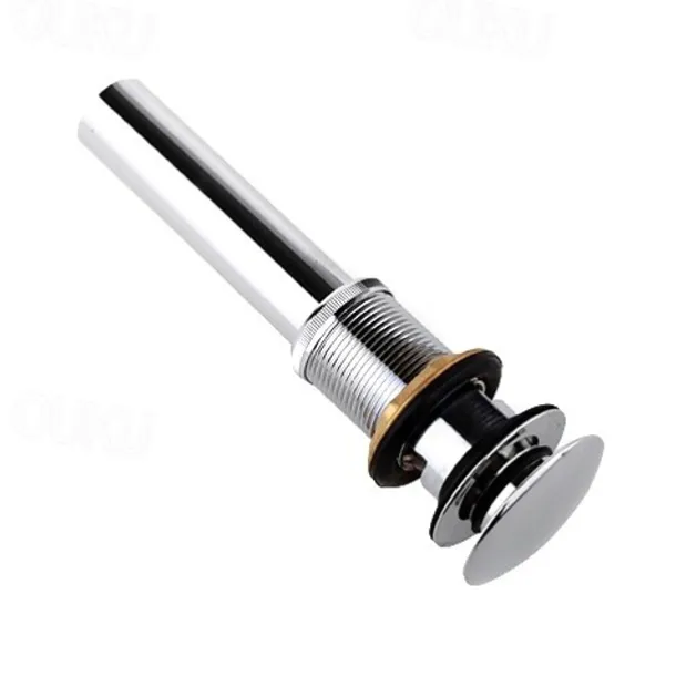 Faucet Accessory,Superior Quality Pop-up Water Drain With Overflow Contemporary Brass Chrome