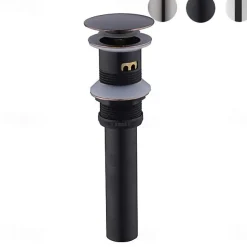 Faucet Accessory,Superior Quality Pop-up Water Drain With Overflow Contemporary Brass Chrome